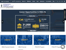 Tablet Screenshot of icofp.org